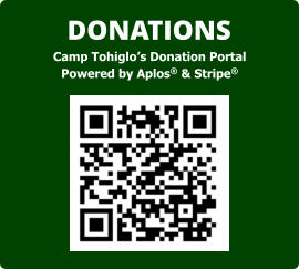 Camp Tohiglo’s Donation Portal Powered by Aplos® & Stripe® DONATIONS